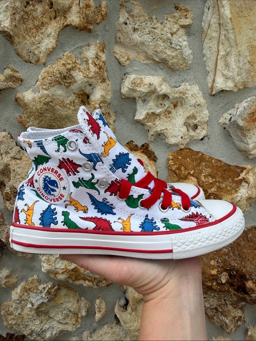 Converse dinoverse high tops kids 3 unisex